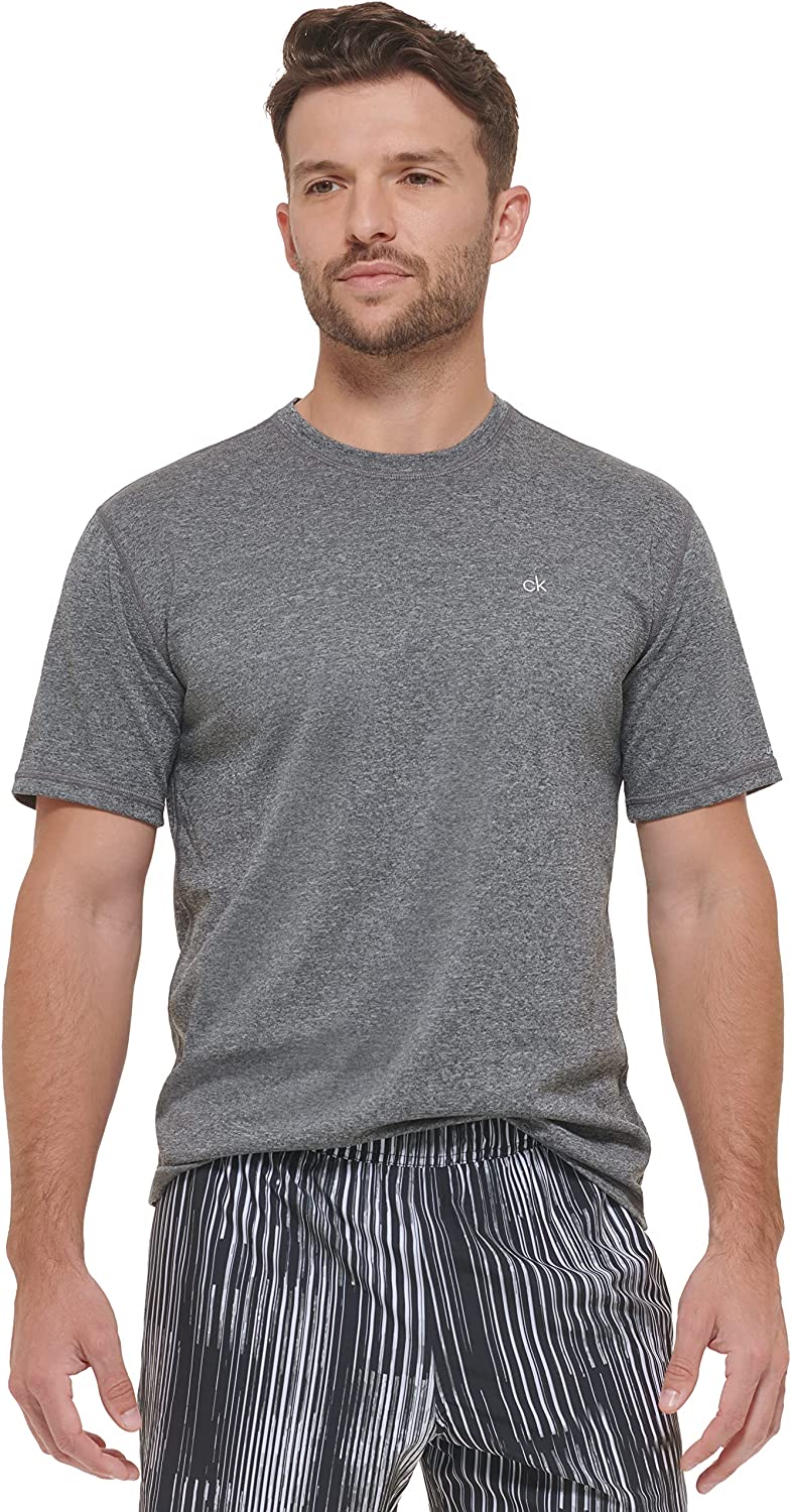 Calvin Klein Men's Light Weight Quick Dry Short Sleeve 40+ UPF Protection - Image 8